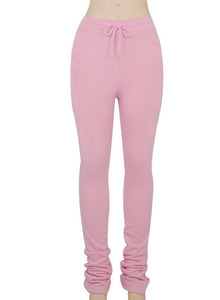 Custom Pink Stacked Pants