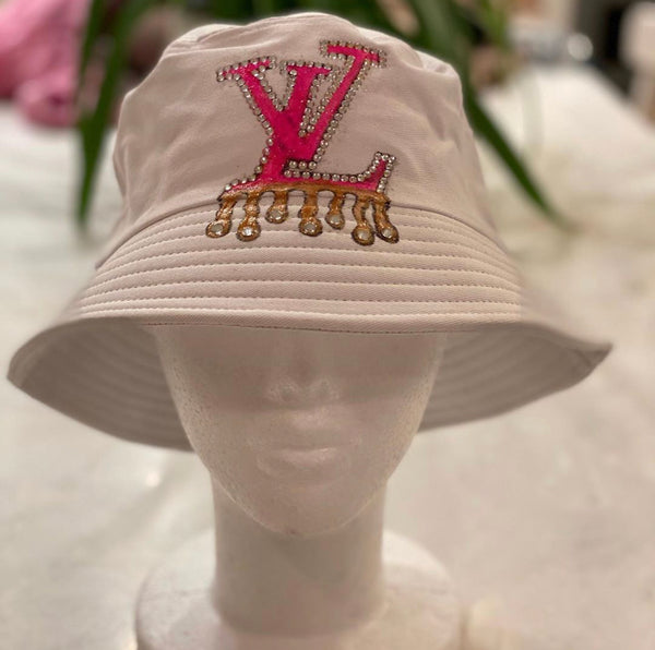 Custom White Bucket Hat